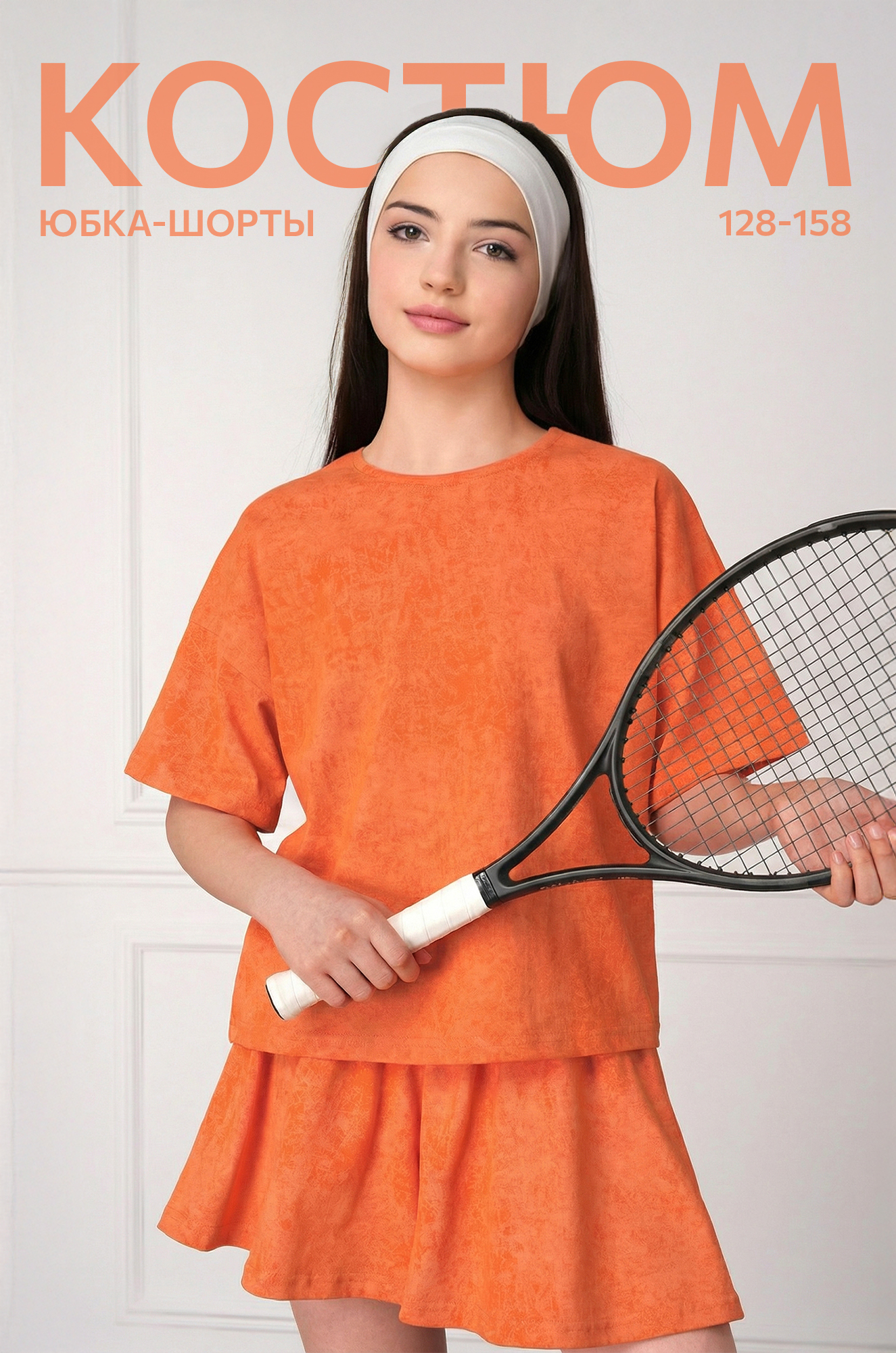 Летний костюм для девочки Happyfox