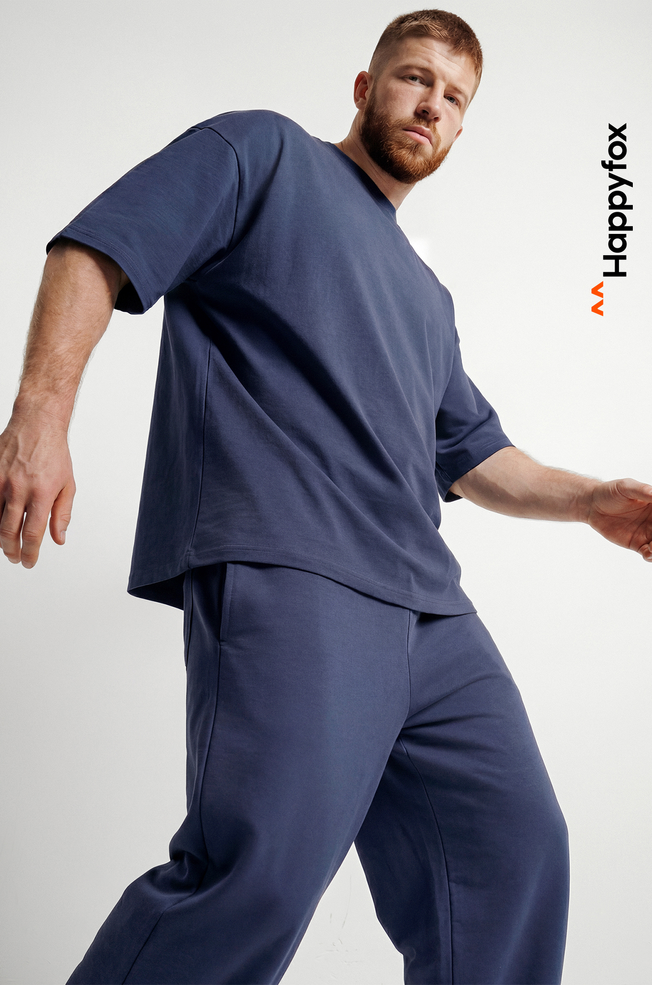 Мужской костюм из футера с брюками Happyfox