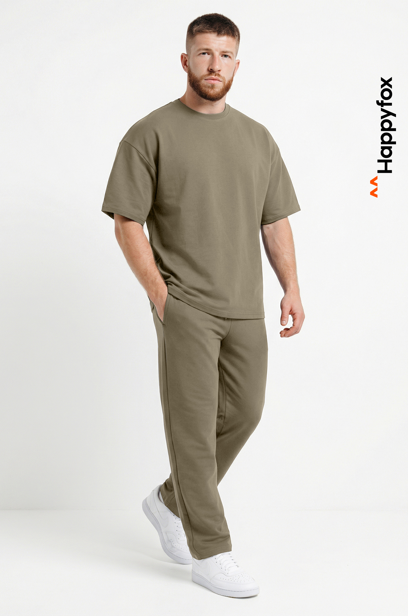 Мужской костюм из футера с брюками Happyfox