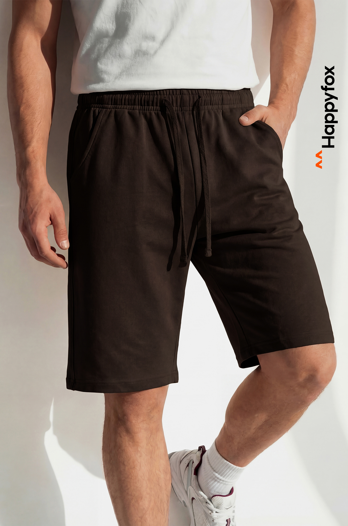 Мужские шорты из футера двухнитки Happyfox