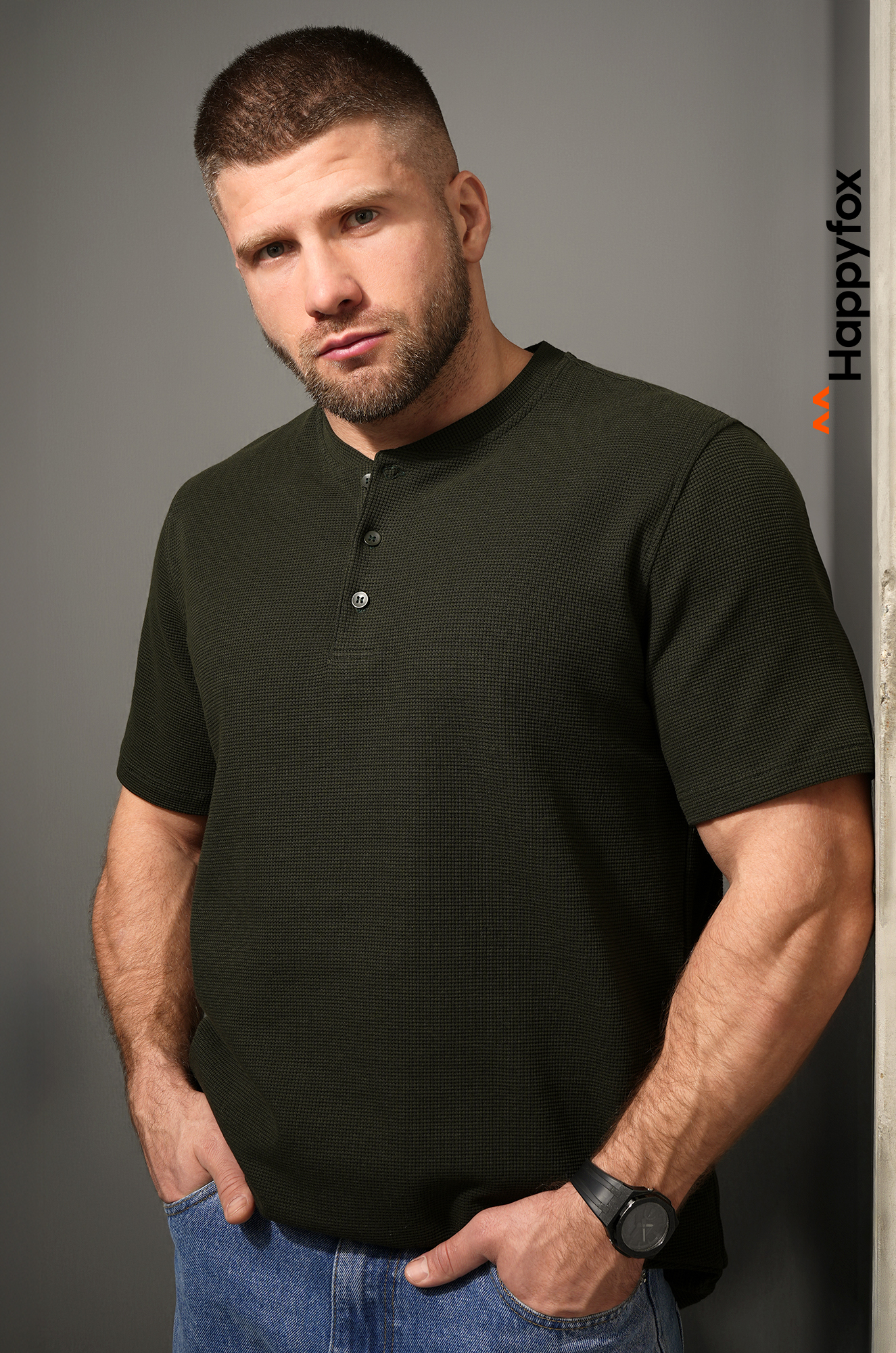 Мужская футболка поло Happyfox