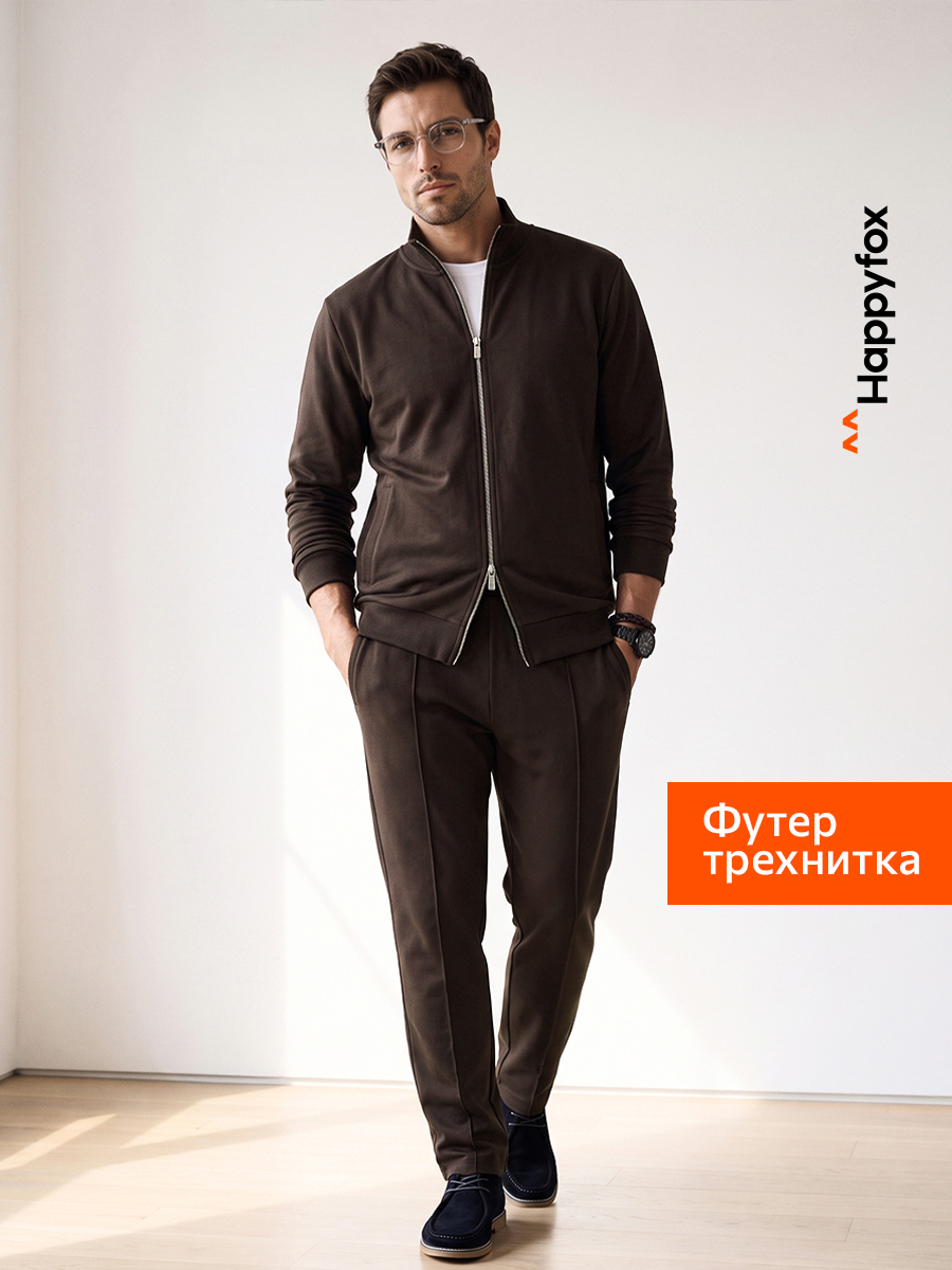 Мужской костюм из футера трехнитки Happyfox