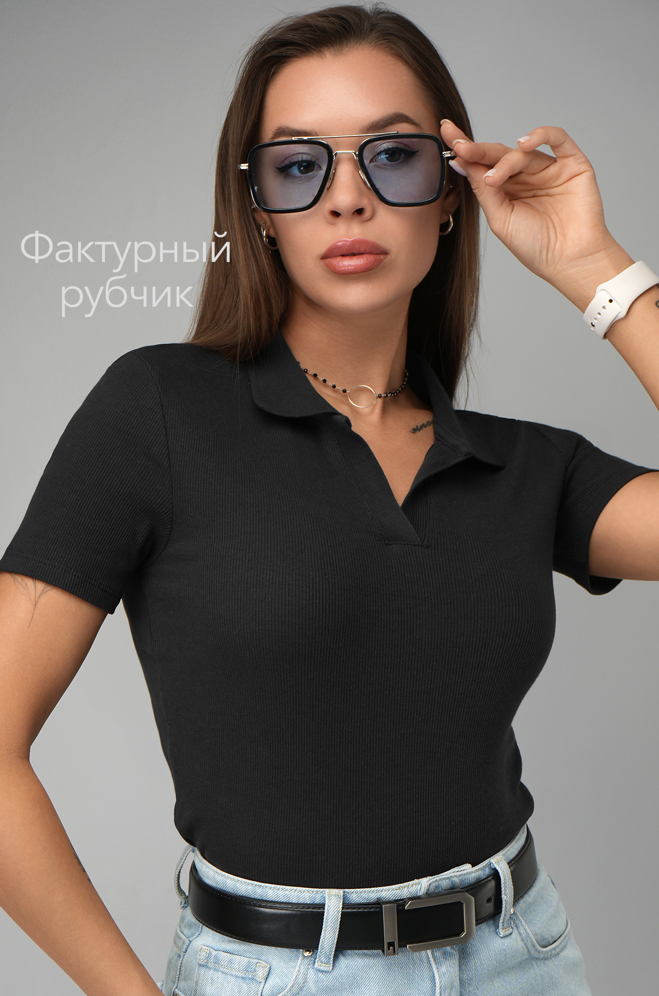 Женская футболка-поло Happyfox