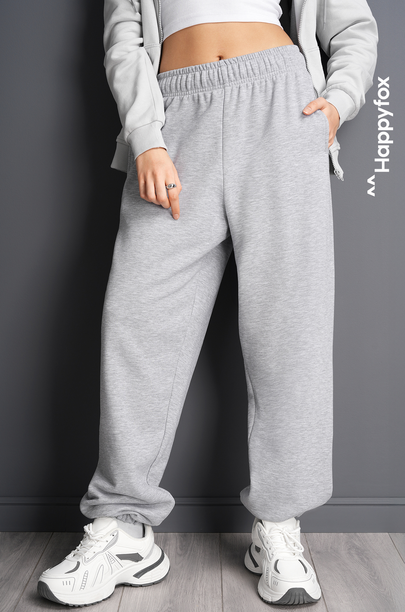 Женские брюки из футера Happyfox