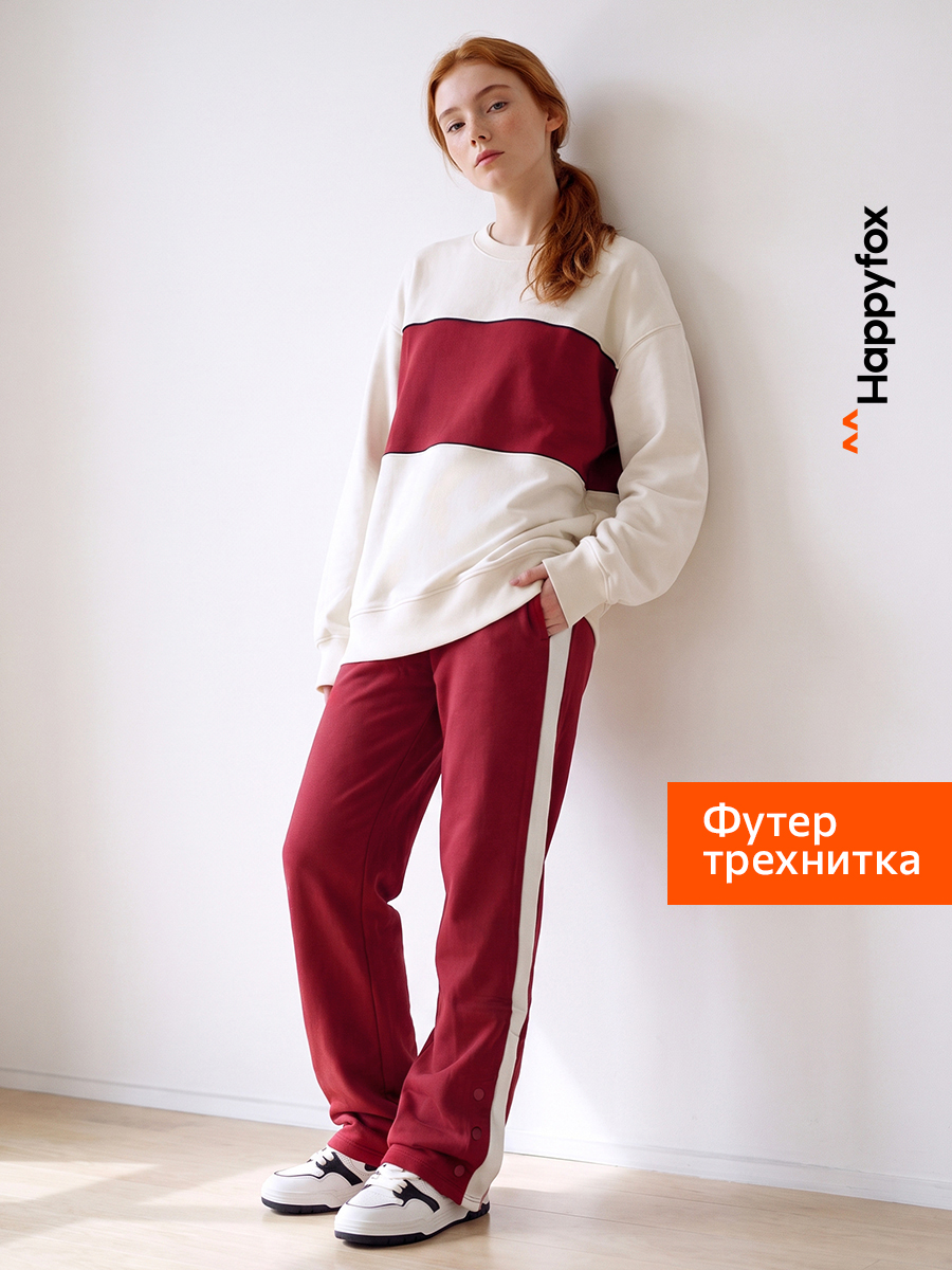 Костюм для девочки из футера трехнитки Happyfox